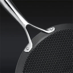 Poêle Grill Hybride Inox 30 cm