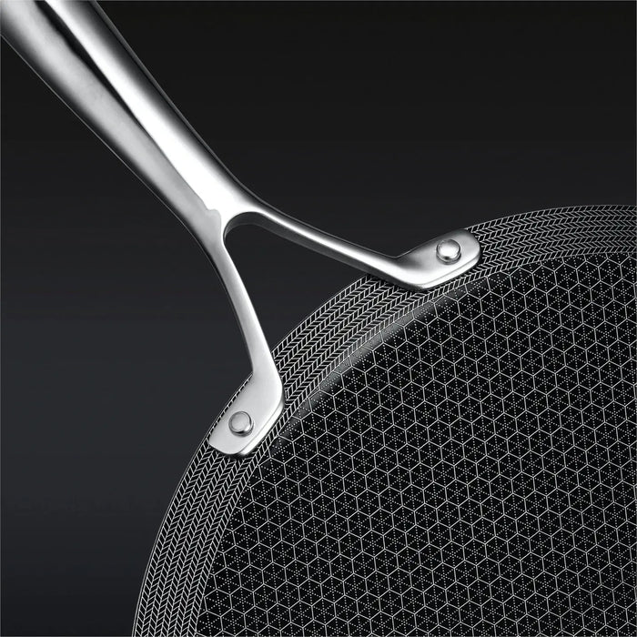 Poêle Grill Hybride Inox 30 cm