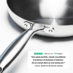 La Poêle Essentielle Inox Premium 22 cm